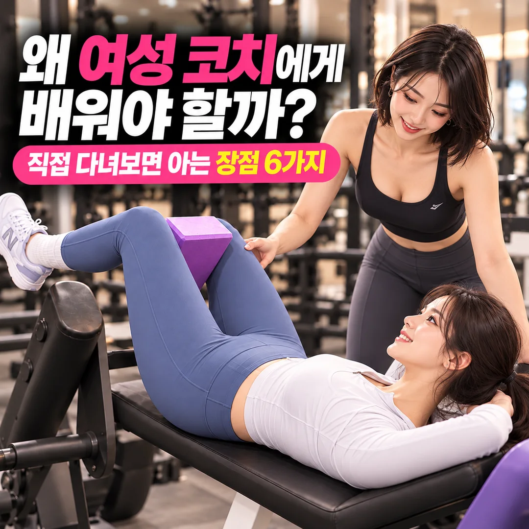 [중곡역헬스장] 왜 여성 코치에게 배워야 할까? 직접 다녀보면 아는 장점 6가지